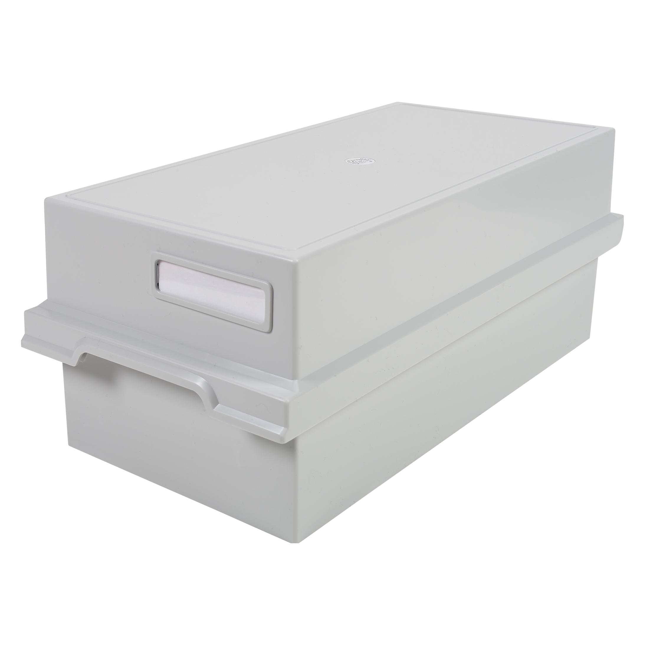 Exacompta Karteikasten A6, lichtgrau (A6) (51240D)