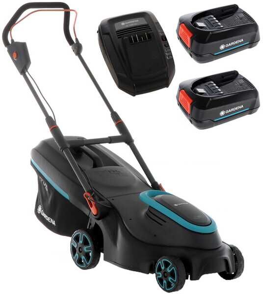Gardena PowerMax 37/36V P4A - Tondeuse à gazon à batterie - 36V/4Ah - 37 cm