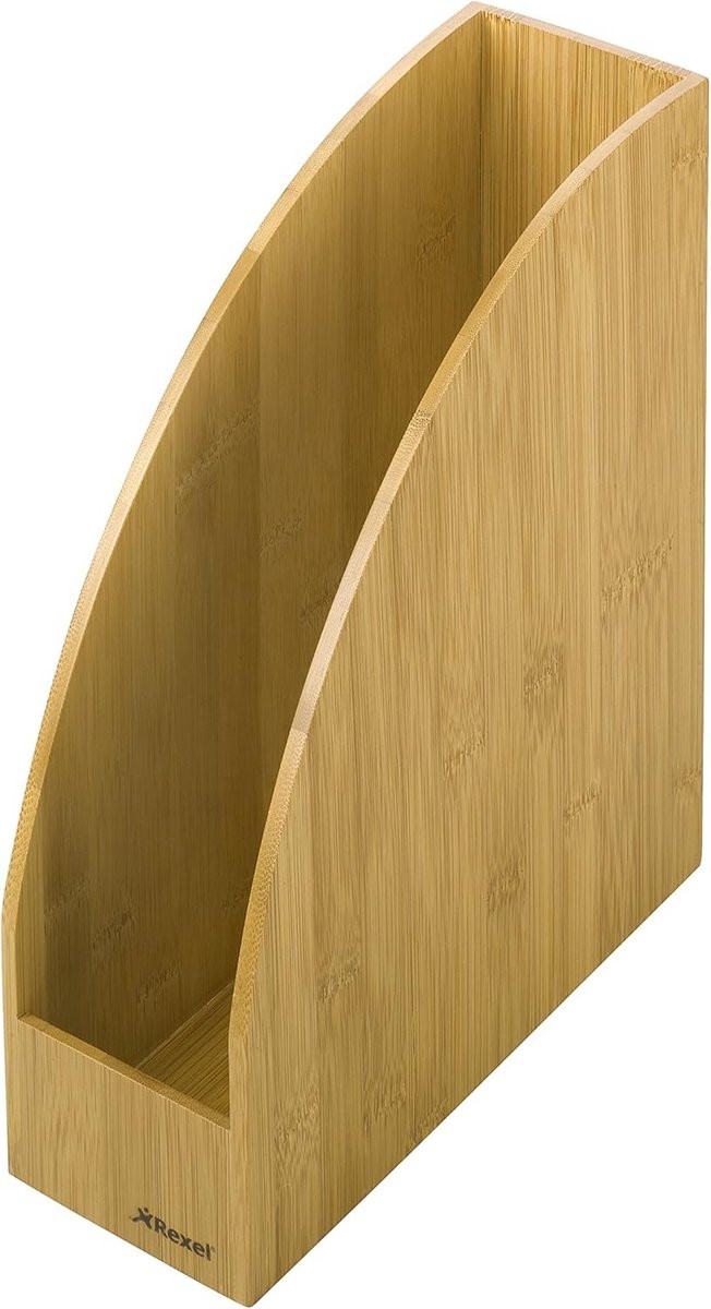 Magazinehouder Bamboe Natuurlijk - Duurzame Documenten Organizer