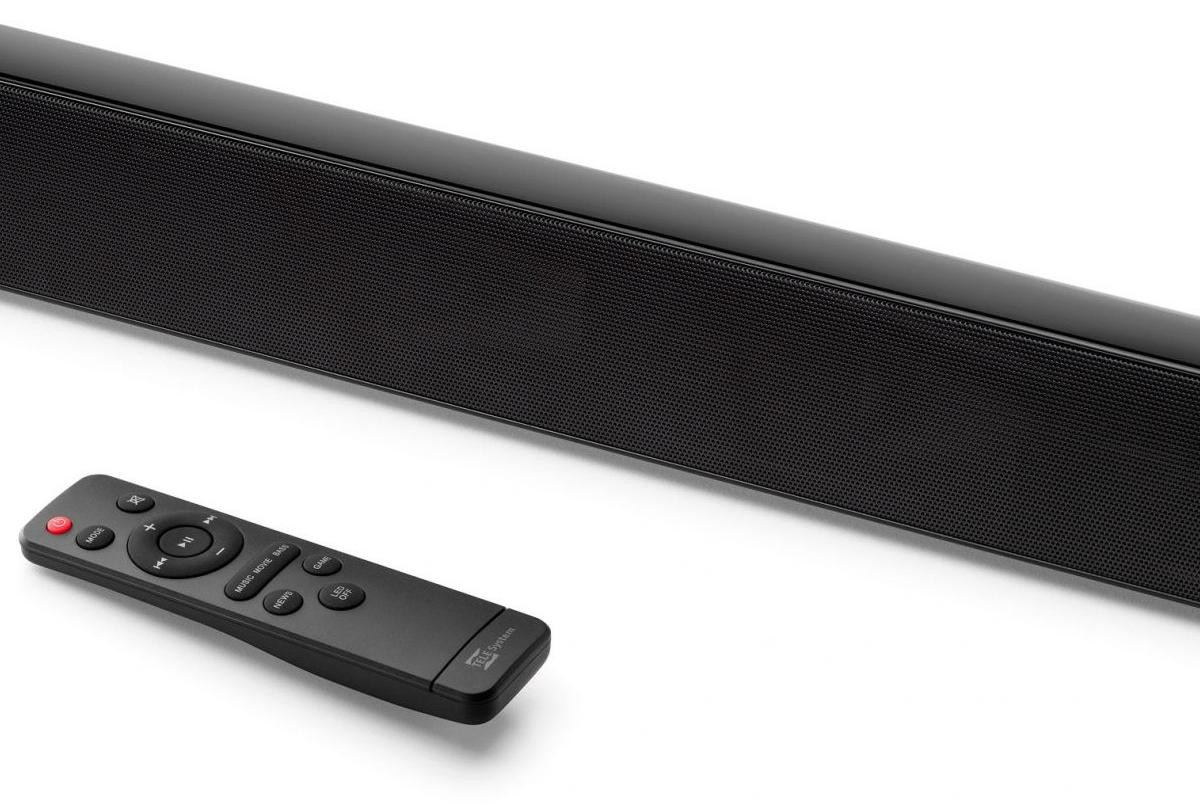 TELE System TS5430W 2.0 kanaals luidsprekersysteem, 30 W + 30 W, Zwart, Bedraad en draadloos, Breedte: 54 cm