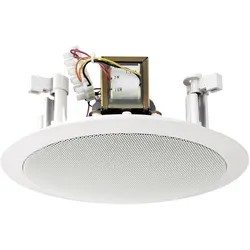 Monacor ELA-Einbaulautsprecher EDL-26 (1 Stk.), Einbaulautsprecher, Weiss