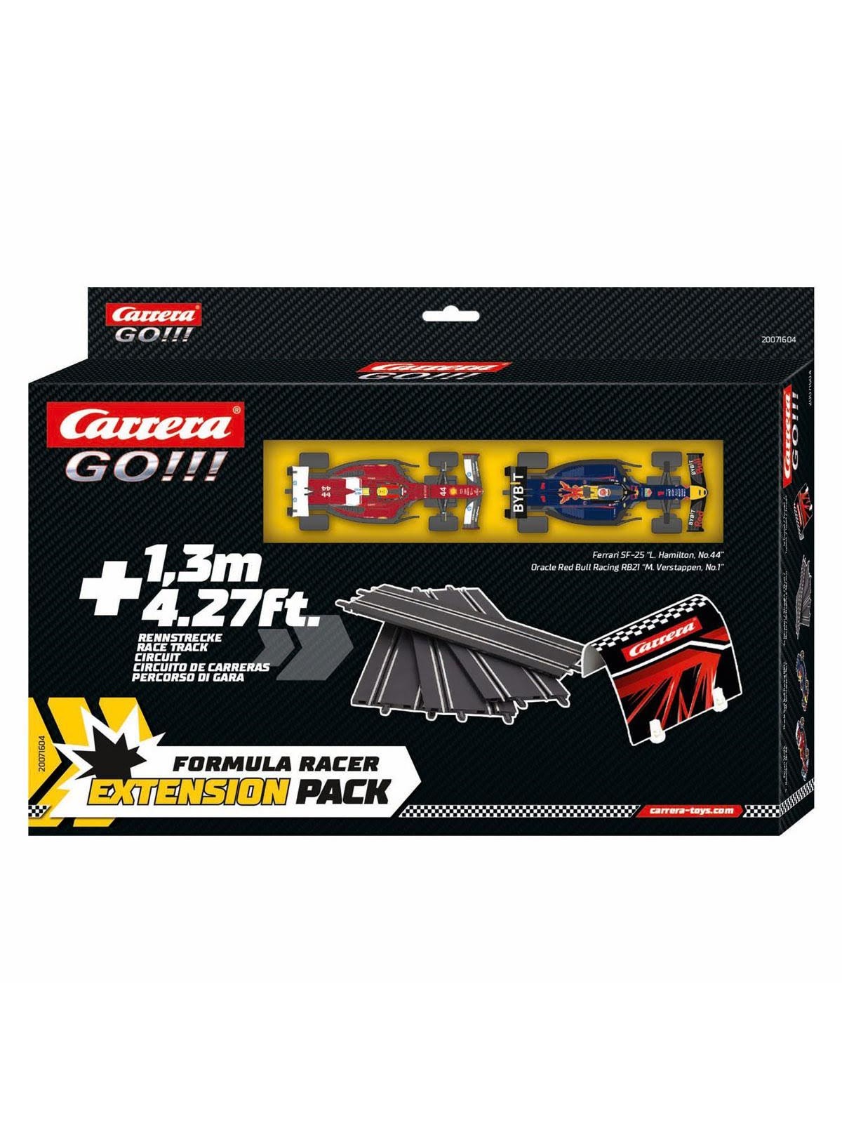 Carrera GO!!!GO!!! Formula 1 Expansion Set 1:43 - M. Verstappen No. 1 vs. L. Hamilton No. 44
