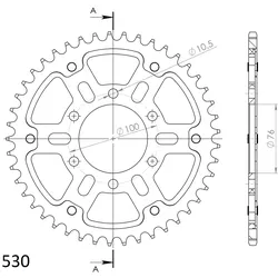 Supersprox Stealth-Kettenrad 530 44Z (Gold)