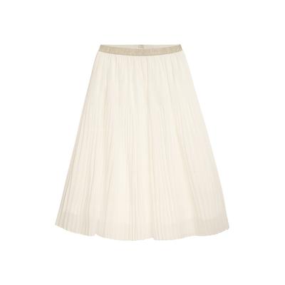 Tüllrock DANAMADE "DANAMADE Skirts Mädchenrock", Mädchen, Gr. 152, weiß (ivory), Obermaterial: 100% Polyester. Futter: 100% Polyester, Röcke