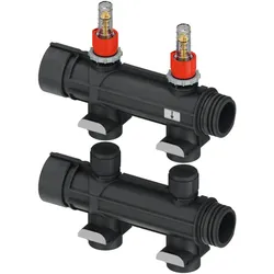 Tece floor Industrie-Heizkreisverteiler VL/RL-Set, 2 HK, mit Universalanschluss, 77390116 77390116