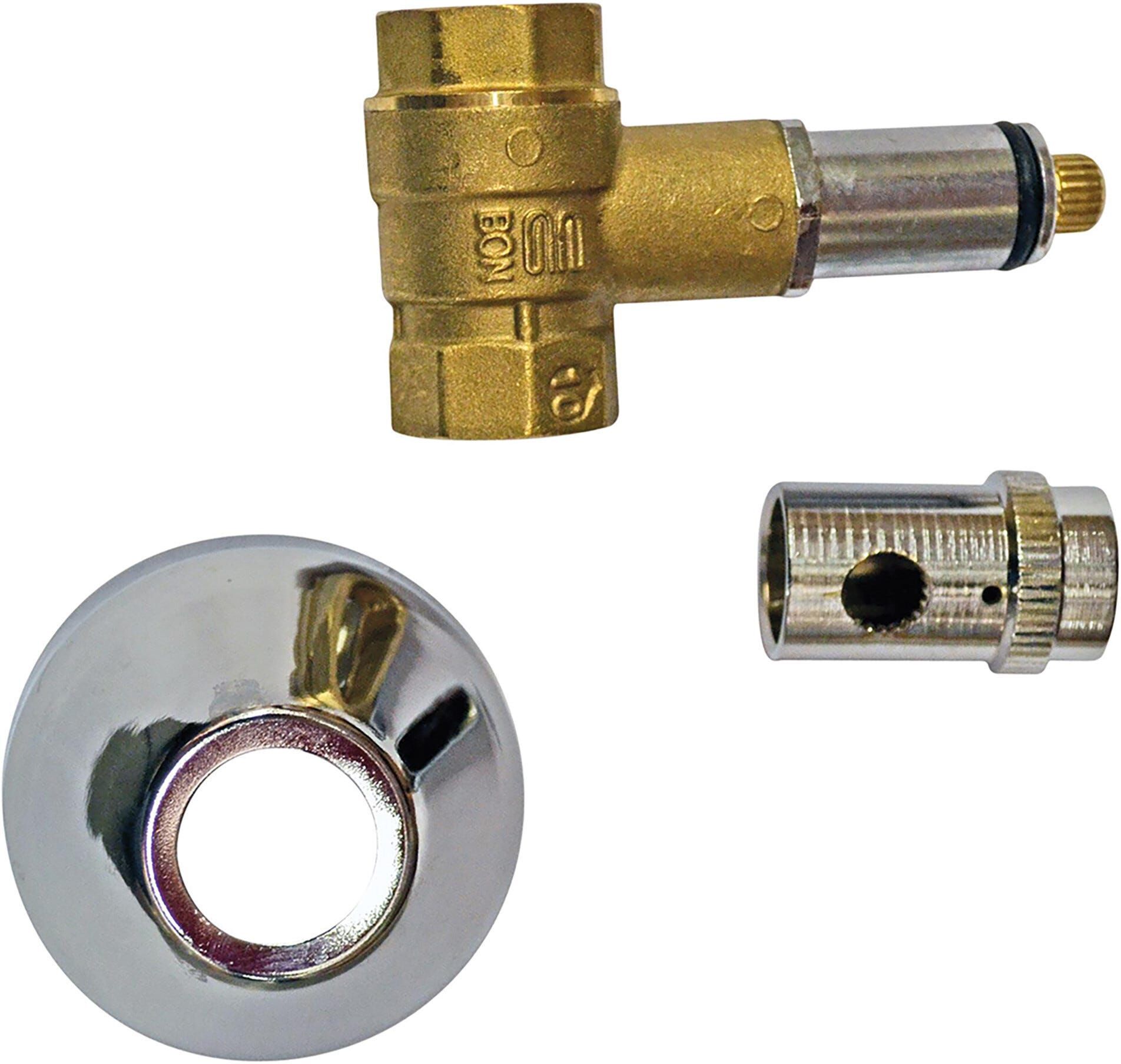 Enolgas VALVOLA A SFERA PER ACQUA DA INCASSO CON CAPPUCCIO FF1/2" PASSAGGIO TOTALE PN 25