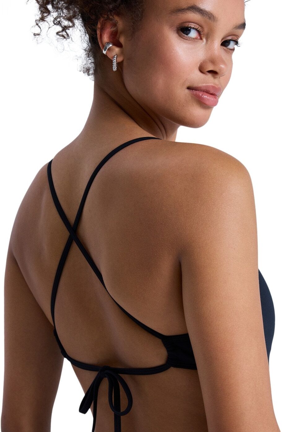 Badeanzug ROXY "Solid Essentials One-Piece", Damen, Gr. S, schwarz (anthrazit), Recycling-Polyester, Badeanzüge Badeanzug anthrazit S