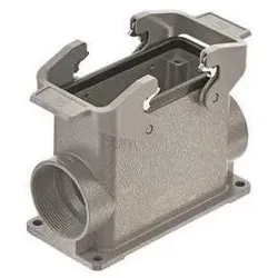 Harting Sockelgehäuse, Elektronikkabel + Stecker, Grau