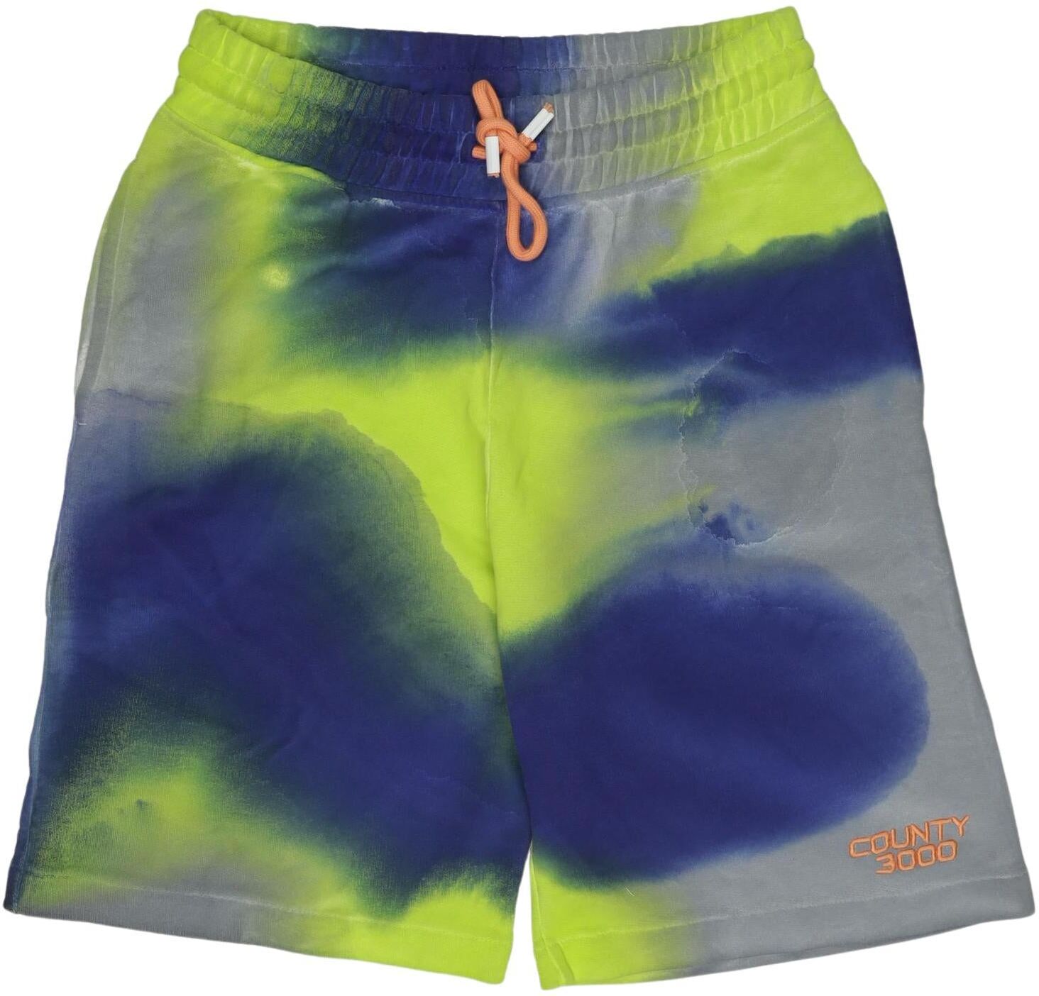 Marcelo Burlon Herren Shorts, Neon, Gr. S, Synthetik / Baumwolle - Second Hand