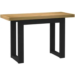 vidaXL Schreibtisch NOAIN U-Form-Beine 120x50x75 cm Massivholz Kiefer