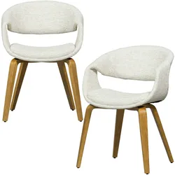 Tchibo - Woood Esszimmerstuhl »Yossi« mit naturfarbenem Holzfuß - 57x57x78cm - naturfarben -