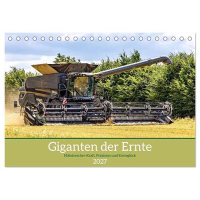 Giganten der Ernte (Tischkalender 2027 DIN A5 quer), CALVENDO Monatskalender