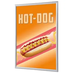 Klapprahmen A1 Komplettset Hot Dog Französisch