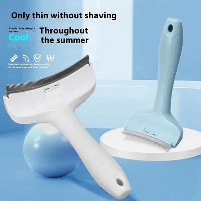 Inspired Finds Slicker Undercoat Deshedding Brush And Dematting Tool For Dogs And Cats pink