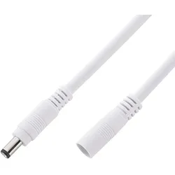 SIGOR LUXI LINK Verlängerungskabel zum Verbinden von Trafo und Lichtschiene, Länge 100cm, Weiß SIG-4013801