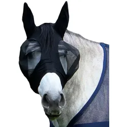 EQuest Fliegenmaske Flexi Fly Guard Mesh, schwarz - Full