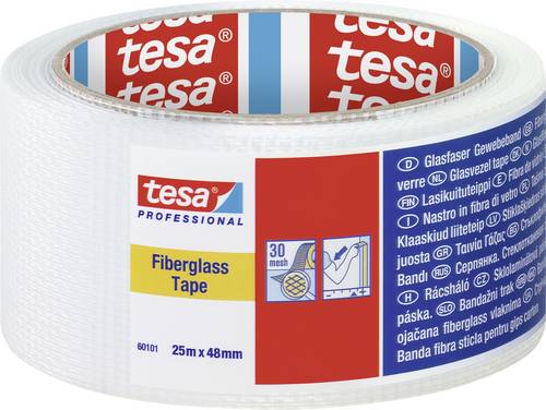 Tesa 60101-00000-00 Gewebeklebeband tesa Professional Weiß (L x B) 25m x 48mm