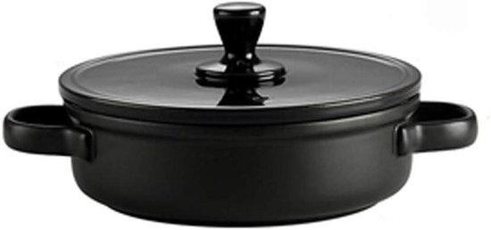 WAN Keramische Stoofpot en Braadpan voor Langzaam Koken, Hittebestendig, 26 x 11 cm