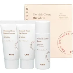 Ottie, Beauty Geschenkset, Blemish Clean Acne Skin Care Set 3x30ml (Gesichtspflege Set)