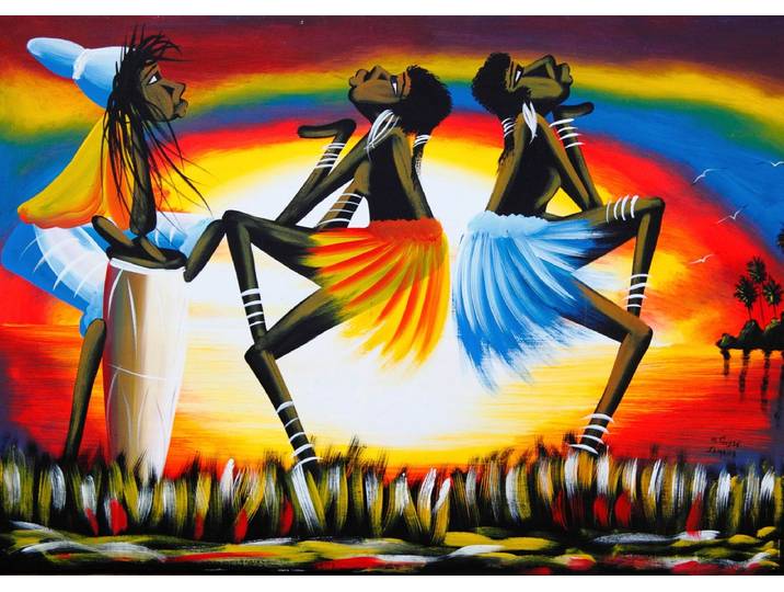 Fototapete PAPERMOON Kultureller Tanz , bunt, B:2,5m L:1,86m, Vlies, Tapeten, Fototapete