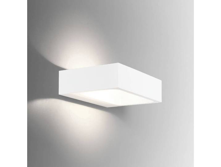 Wever & Ducré Lighting Wandlampe Bento 1.3, dimmbar, weiß / opal, für Wohn- / Esszimmer, Aluminium, Modern, LED Wandleuchte, Wandlampe Innen