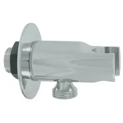 RAV SLEZÁK Brausehalter mit Wandanschlussbogen Edelstahl MD0614RIN