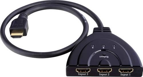 Value 14.99.3565 HDMI-Switch 1080 Pixel Schwarz