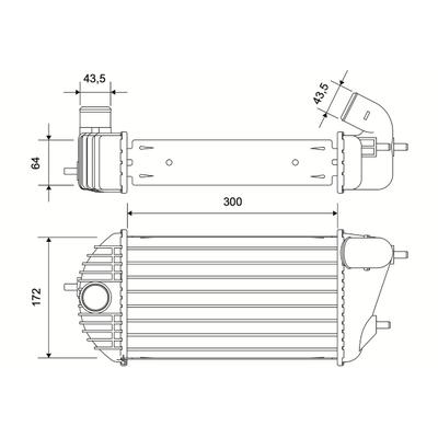 VALEO Ladeluftkühler 822991 für Suzuki