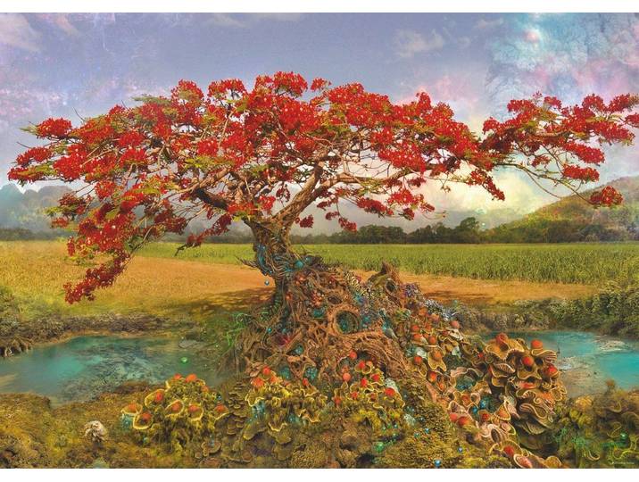 Heye Strontium Tree - Puzzel 1000 stukjes - Kleurrijk