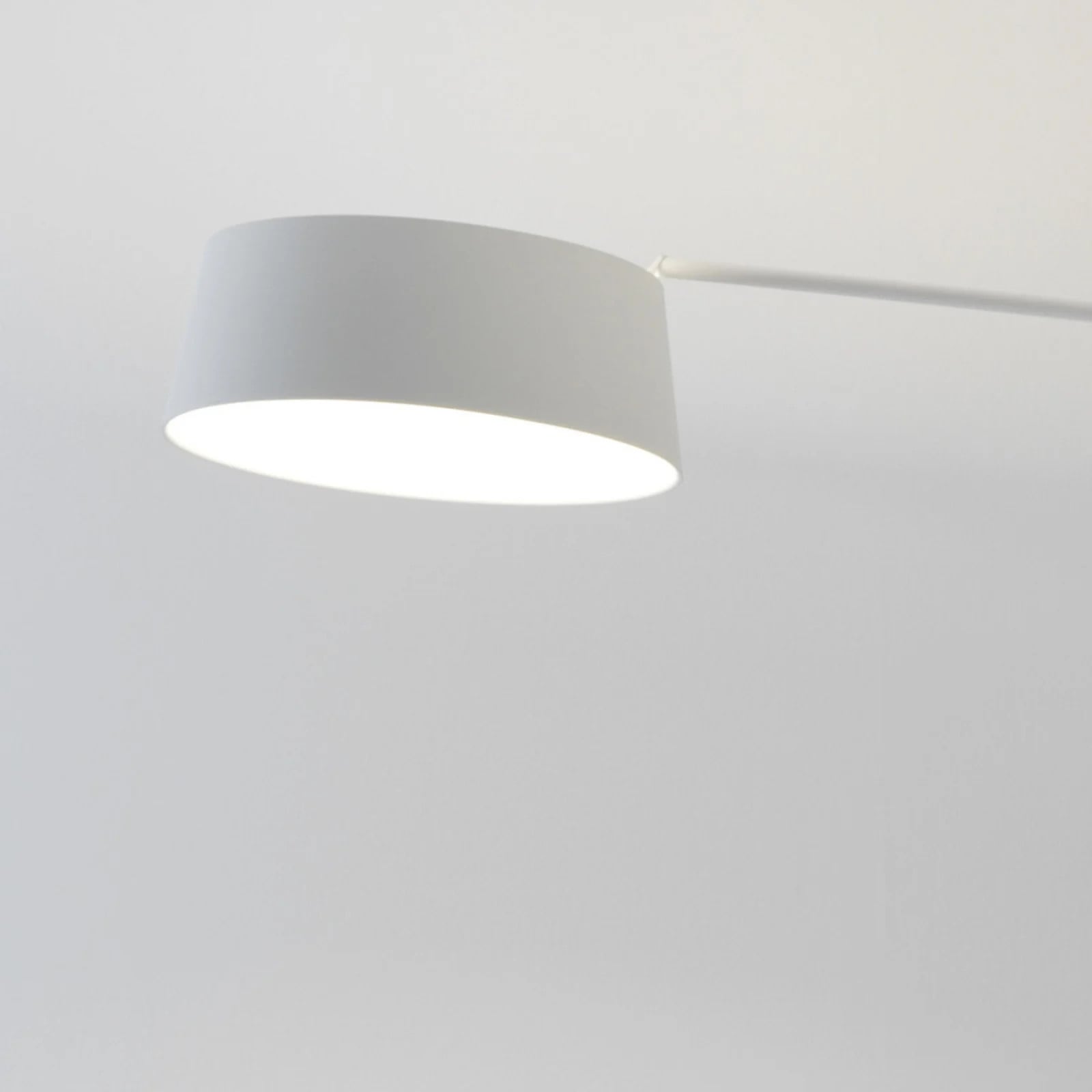 Stilnovo Oxygen FL1 LED-booglamp, wit, Hoogte: 212 cm