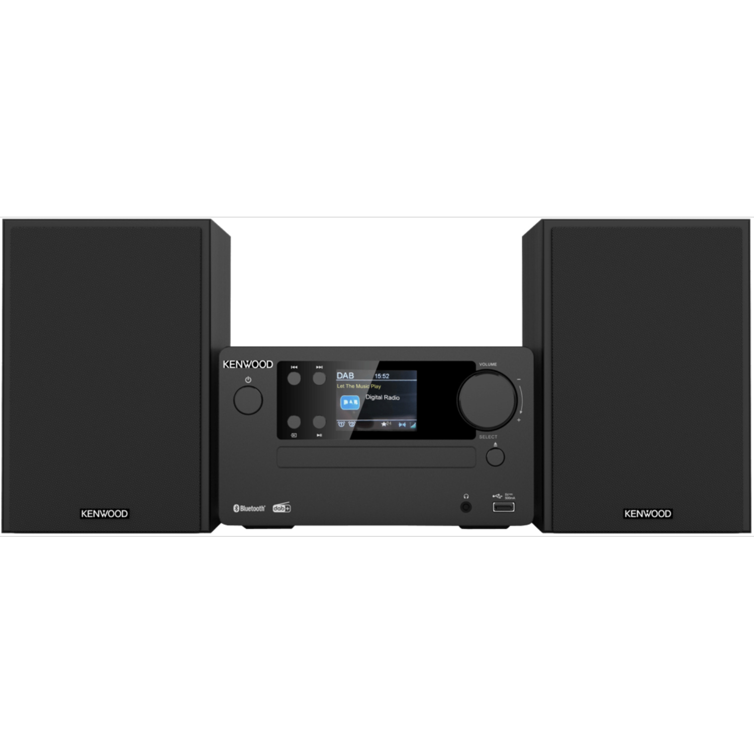 Kenwood M-725DABB schwarz Micro HiFi System