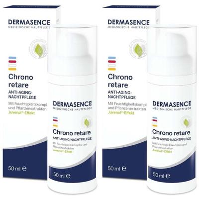 Dermasence Chrono retare Anti-Aging-Nachtpflege 2x 2x50 ml Nachtcreme