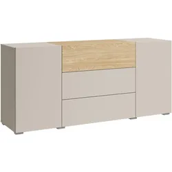Sideboard 150cm Berlin 150 Kaschmir/Eichefarben