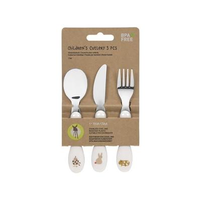 Cutlery 3 pcs Little Mateys spicy orange