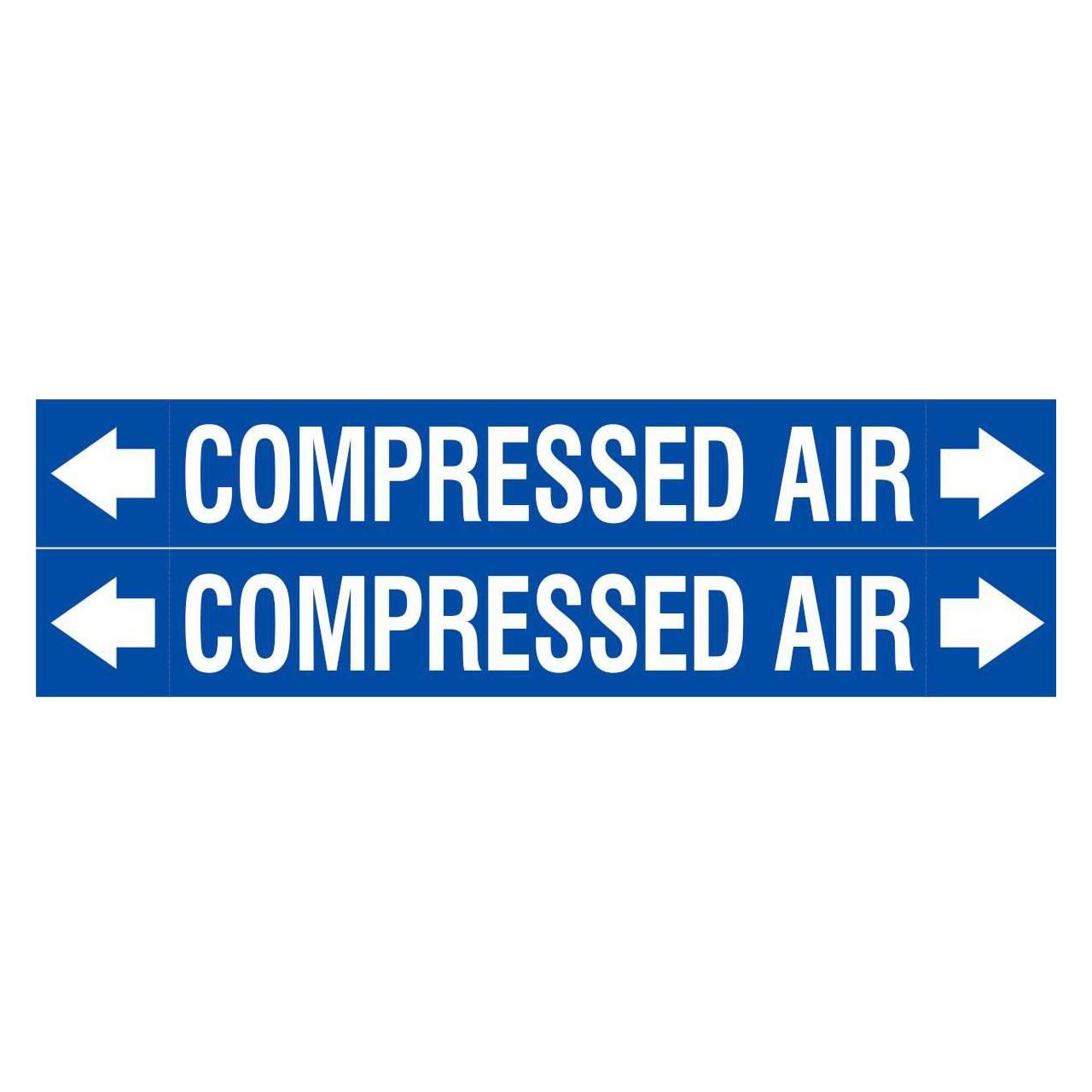Brady ASME - Rohrmarkierer - Compressed Air (ASMEPM-50X345MM-COMPRESSED AIR)