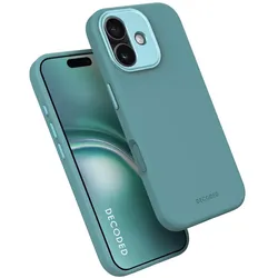 Decoded Silicone Backcover Apple iPhone 17 Retro Blue (Apple iPhone 17), Smartphone Hülle, Blau