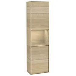 Villeroy und Boch Finion Hochschrank G470PCPC 41,8x151,6cm, rechts, Emotion, Regal Oak Venerr, Oak Veneer