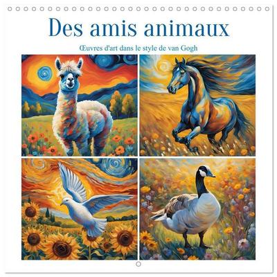 Heiland, S: Des amis animaux (Calendrier mural carré 2026 30