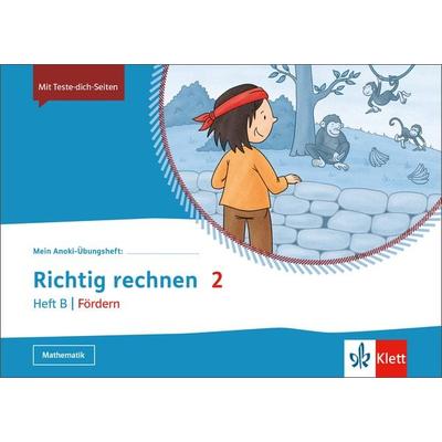 Mein Anoki-Übungsheft. Richtig Rechnen 2 Heft B - Fördern. Übungsheft Klasse 2, Geheftet von , Klett Schulbuchverlag, 978-3-12-162114-9