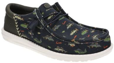 Hey Dude Wally Funk Fishing (Men's) Casual Shoes in Navy, Size 10 M, Textile