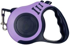 Uplifted Finds Automatic Retractable Nylon Pet Leash purple 3 M