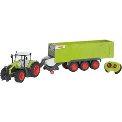 Happy People - Ferngesteuerter Traktor - Claas  Axion 870 + Anhänger Cargos 9600 (Maßstab 1:16)