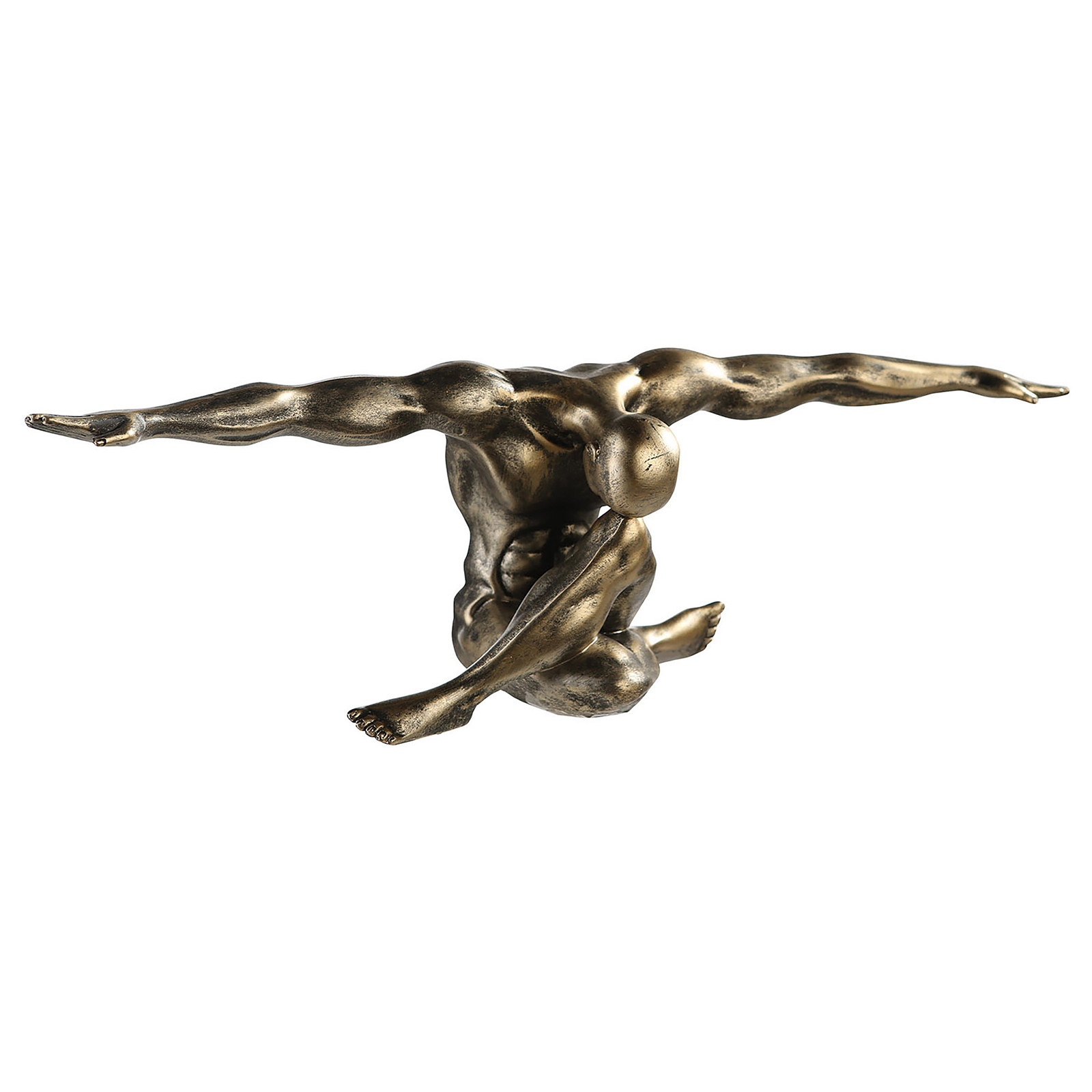home24 Sculptuur Cliffhanger beige B: 60 cm, D: 20 cm, H: 22 cm