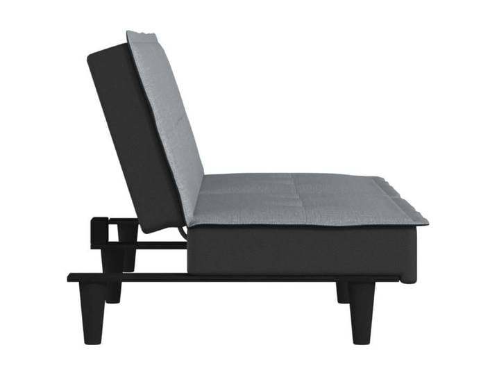 Promotion janvier  Canapé-lit Convertible - CLARENCE - à gris clair tissu 200x89x70 cm CC178