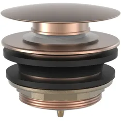 Tres Click clack Ablaufventil für Wanne Click clack Funktion Stöpsel: Ø 70 mm, 13474010OPM 13474010OPM