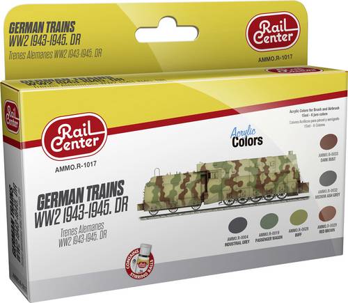 Rail Center AMMO.R-1017 Modellbau-Farbe 6St.
