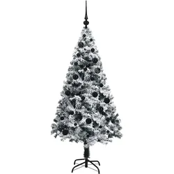 vidaXL, Weihnachtsbaum, Philipp (mit 61 schwarzen Bällen) (150 cm)