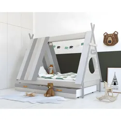 BLN Kids »Sioux« Kinderbett Sioux Kinderbett / 90x200 cm / mehrfarbig / ohne Bettkasten