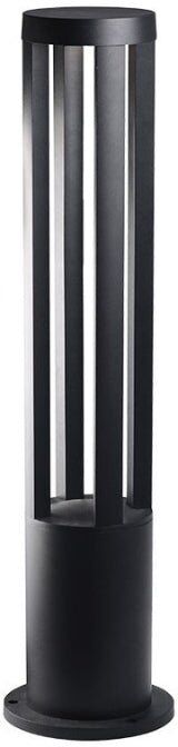 Vtac Borne Extérieure LED Design 80cm 220V IP65 Gris Anthracite 10W - Blanc Chaud 2300K - 3500K