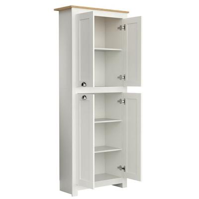 Holz Dielenschrank Badmöbel Bad Schrank Balusa